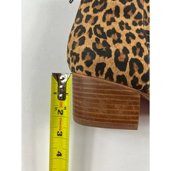 Anthropologie Seychelles Floodplain Leopard Ankle Boots 9.5 - Picture 3 of 11
